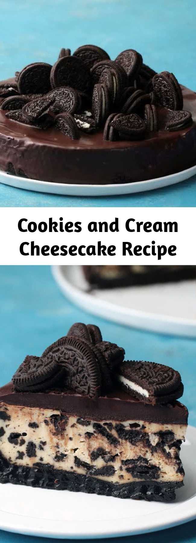 Cookies and Cream Cheesecake Recipe - Cookies and cream make everyone scream!