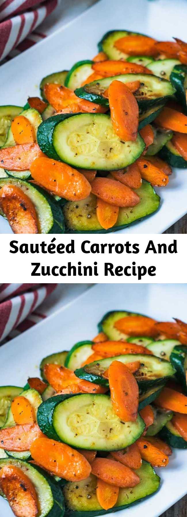 Sautéed Carrots And Zucchini Recipe - Carrots and zucchini sautéed in olive oil with an abundance of spices, really do make dinner come alive. Perfect when paired with an entire baked chicken.