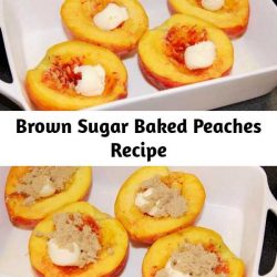 Brown sugar-baked peaches make for a scrumptious ... and low-calorie ... dessert. So good, you certainly won't miss the calories!