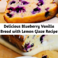 This delicious blueberry lemon bread with lemon glaze is a perfect breakfast, brunch, snack. Simple recipe, beautiful cake, what more can you ask for?! Lemon zest, freshly squeezed lemon juice, blueberries, vanilla - so many Summer flavors!