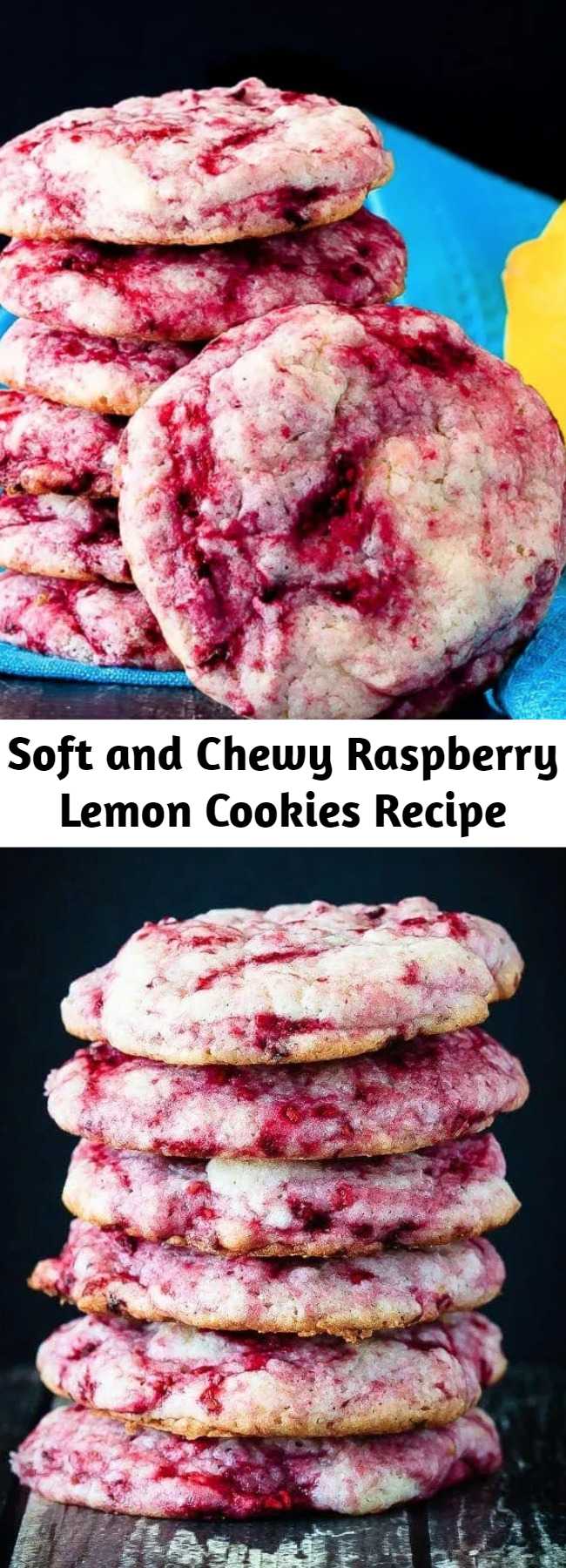 Soft and Chewy Raspberry Lemon Cookies Recipe - These raspberry lemon cookies are ultra soft and chewy - quick and easy to make and so tasty everyone loves them. One of the best cookies I've made!