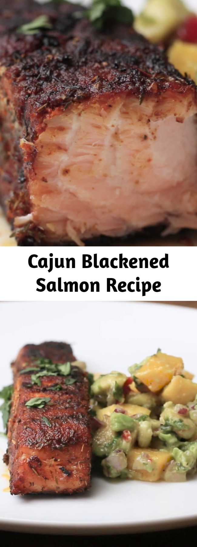 Cajun Blackened Salmon Recipe - Great! I really loved both the salmon and the salsa.
