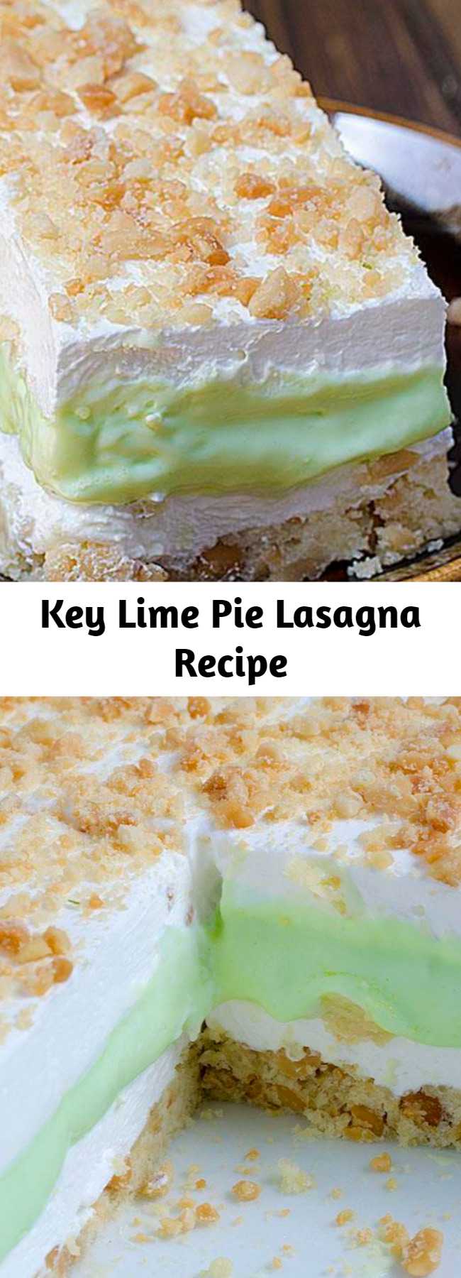 Key Lime Pie Lasagna Recipe - Key Lime Pie Lasagna is cool, light and creamy summer dessert with sweet and tart layers of yumminess.