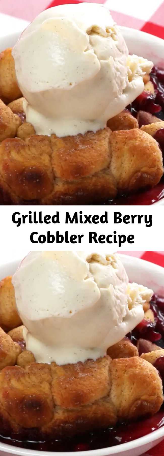 Grilled Mixed Berry Cobbler Recipe - Try Out Your Grill And Make This Incredible Mixed Berry Cobbler.