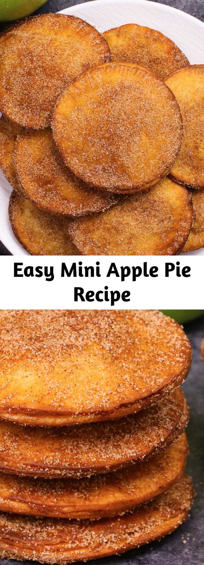 Easy Mini Apple Pie Recipe - Mini Apple Pies have sweet and soft filing with crispy pie on the outside. It’s simple to make and takes less than 20 minutes. It’s one of my favorite dessert recipes.